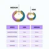 Orecchino HOOP COLOR - Lilac - MOOPSCL-LILACmini