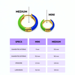 Orecchino HOOP COLOR - Lime - MOOPSCL-LIMEmini