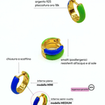 Orecchino HOOP COLOR - Lime - MOOPSCL-LIMEmini