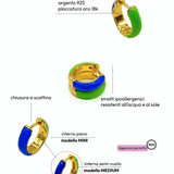 Orecchino HOOP COLOR - Lime - MOOPSCL-LIMEmini
