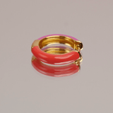 Orecchino HOOP COLOR - Tangerine - MOOPSCL-TANGmini