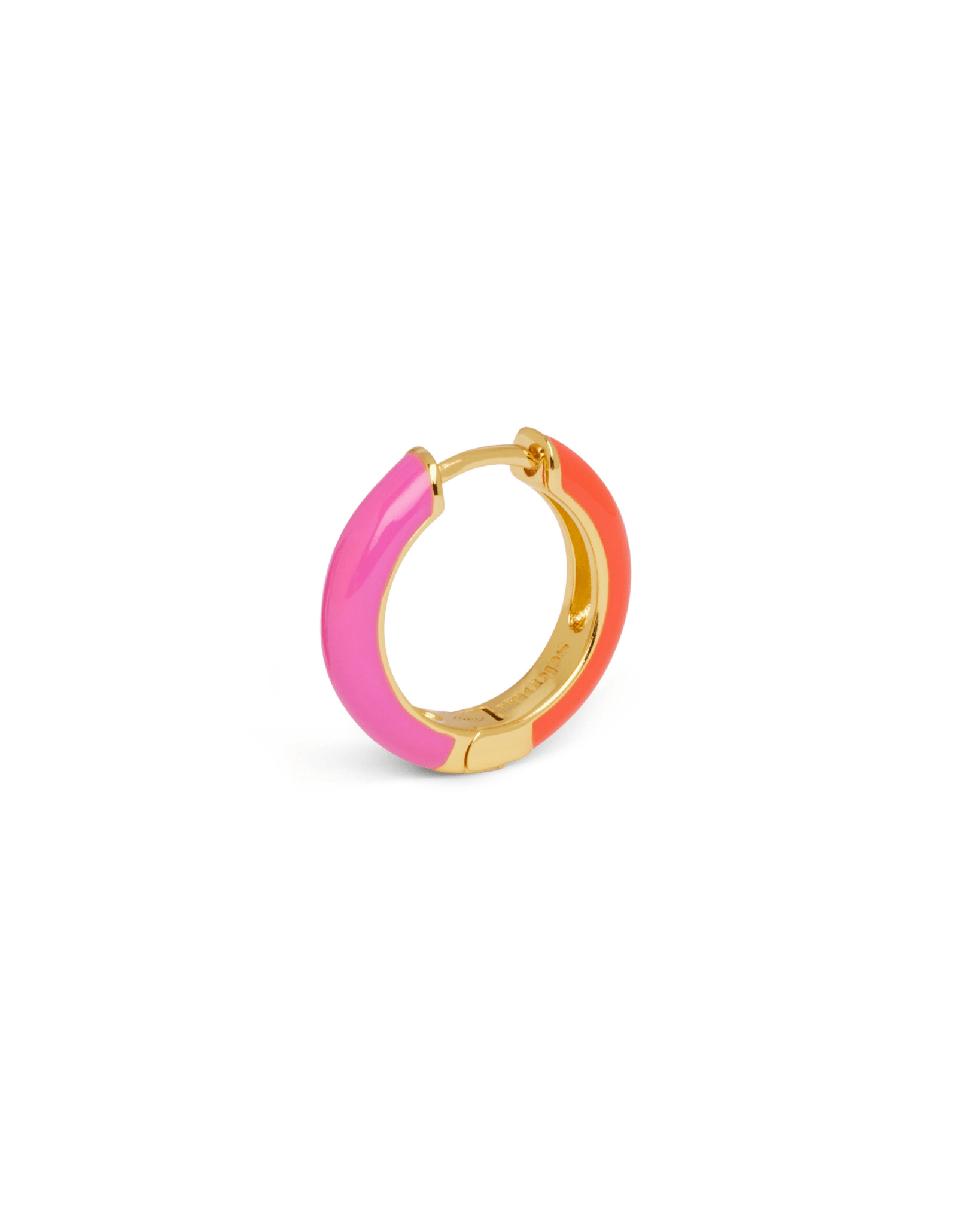 Orecchino HOOP COLOR - Tangerine - MOOPSHO-CO-004-M