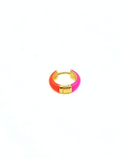 Orecchino HOOP COLOR - Tangerine - MOOPSCL - TANGmini