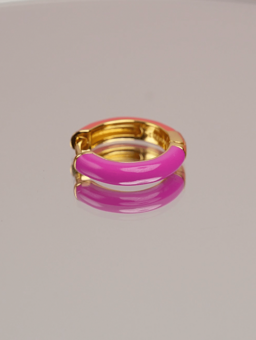 Orecchino HOOP COLOR - Tangerine - MOOPSCL-TANGmini