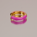 Orecchino HOOP COLOR - Tangerine - MOOPSCL-TANGmini