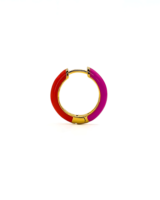 Orecchino HOOP COLOR - Tangerine - MOOPSCL - TANGmini