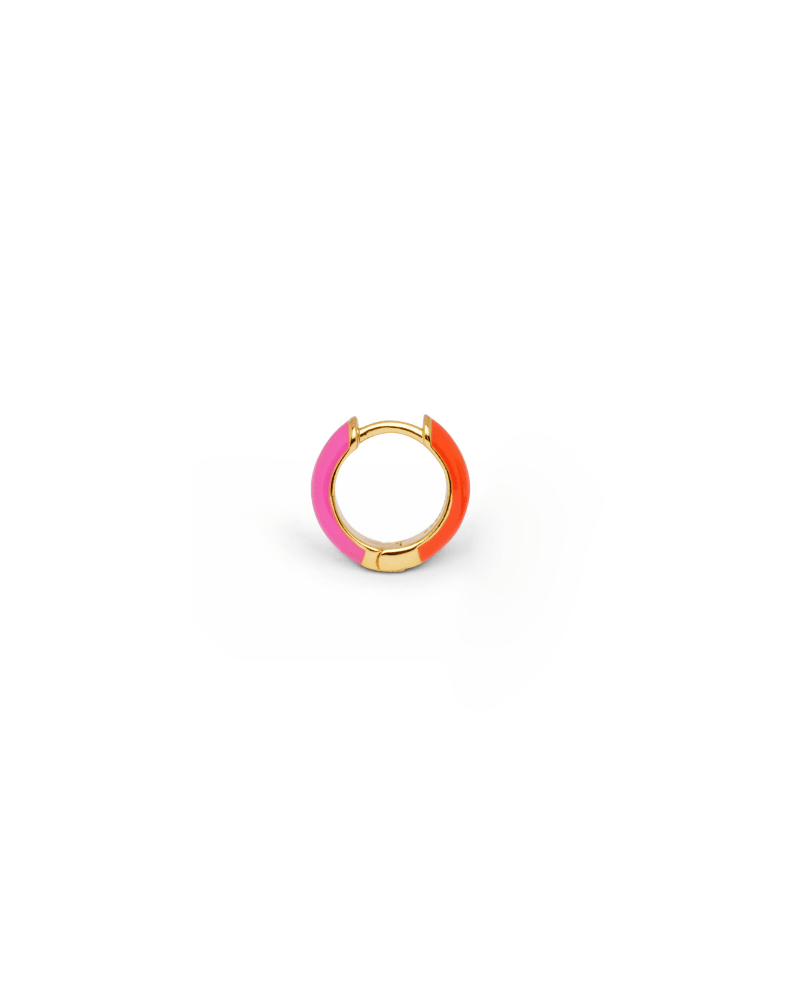 Orecchino HOOP COLOR - Tangerine - MOOPSHO-CO-004-S