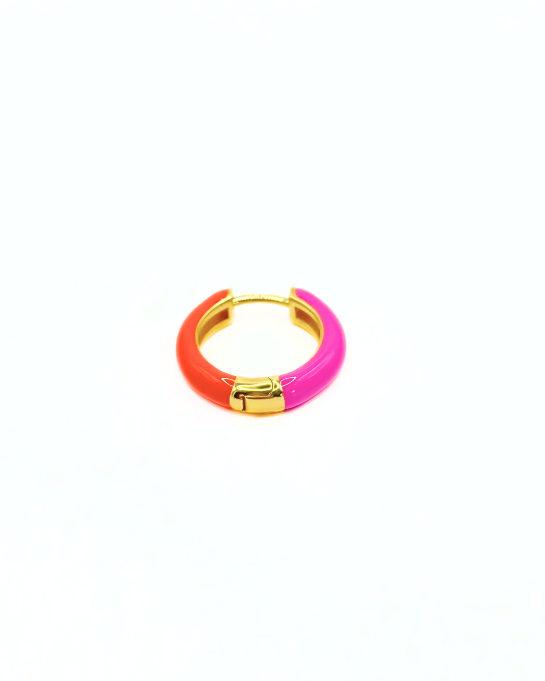 Orecchino HOOP COLOR - Tangerine - MOOPSCL - TANGmed