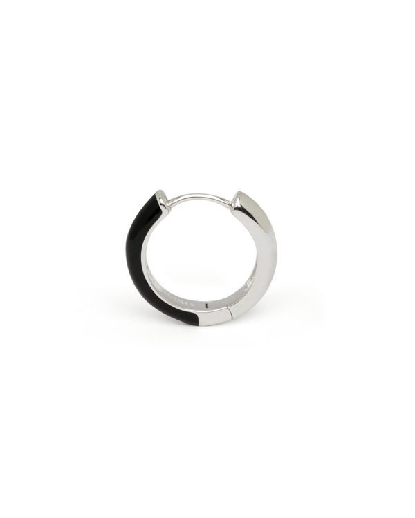 Orecchino HOOP DUAL - Black