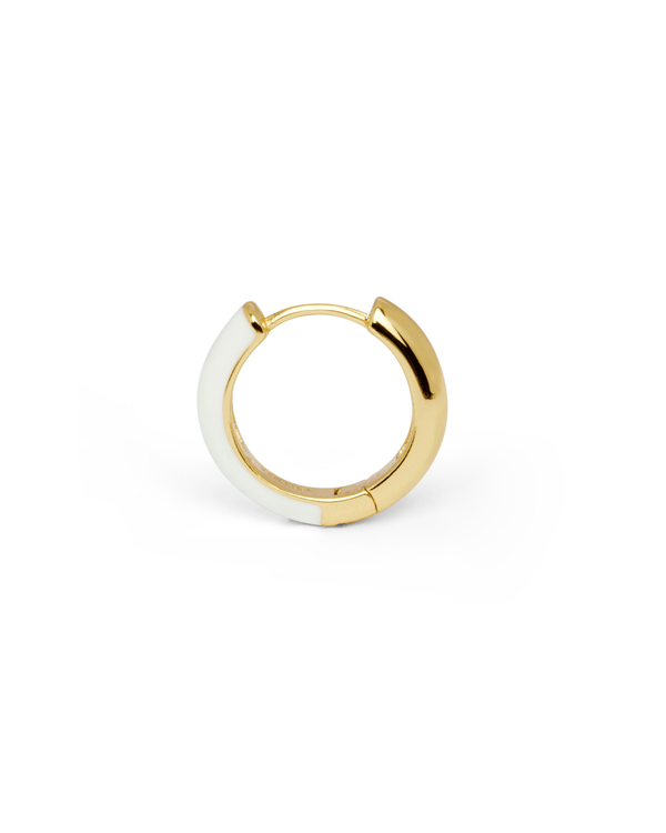 Orecchino HOOP DUAL - White