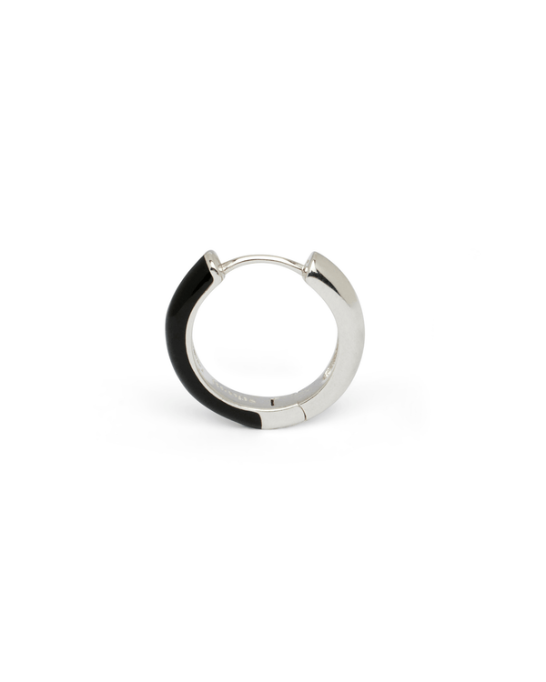 Orecchino HOOP DUAL - Black