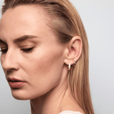 Orecchino HOOP DUAL - Rose