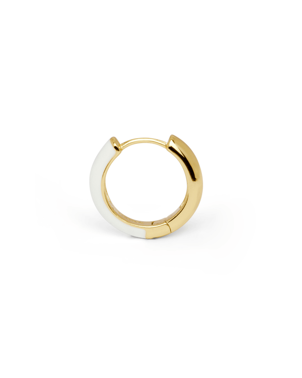 Orecchino HOOP DUAL - White