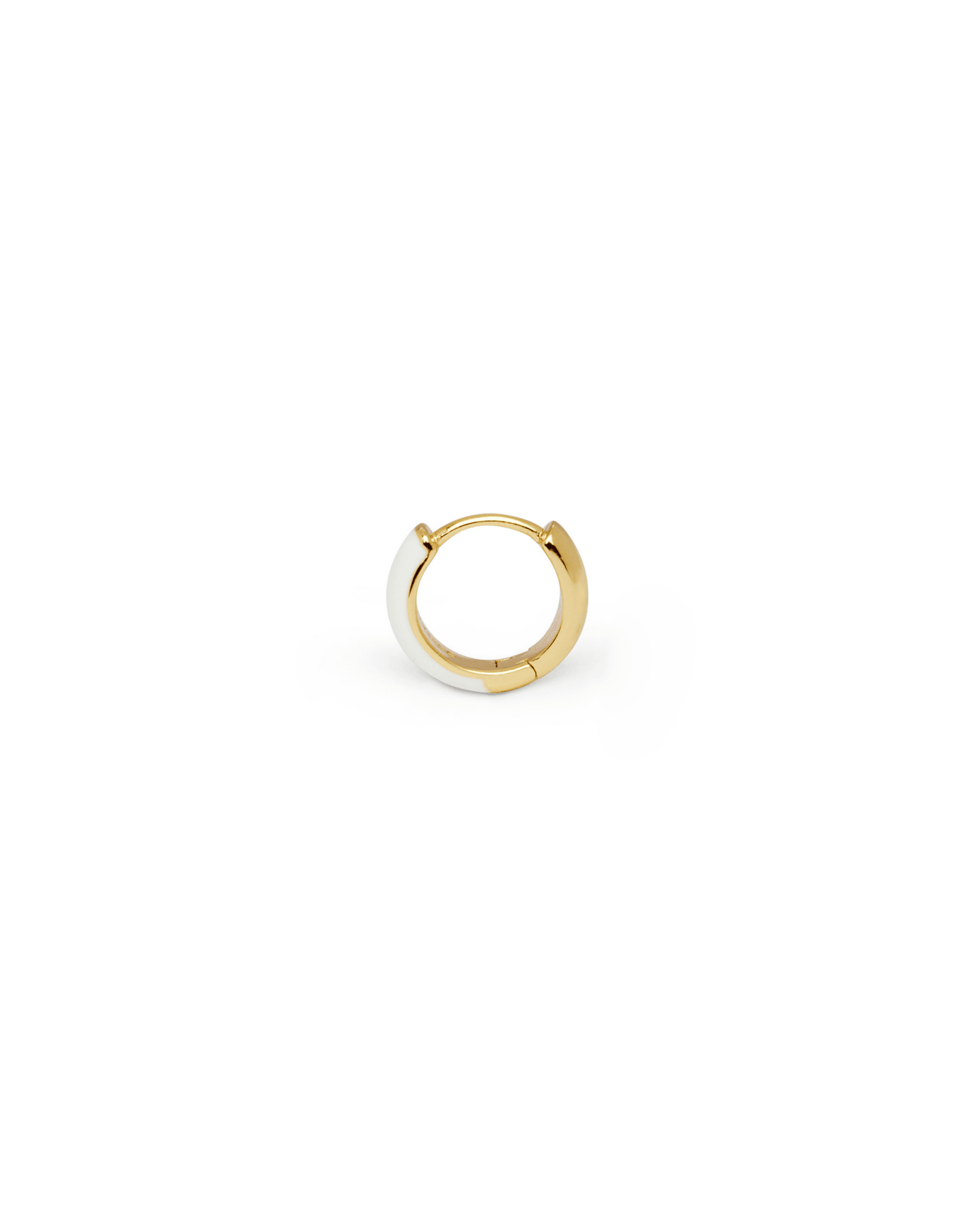 Orecchino HOOP DUAL - White - MOOPSHO-DL-004-S