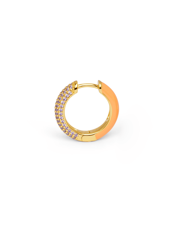 Orecchino HOOP GEMS - Apricot
