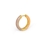 Orecchino HOOP GEMS - Apricot