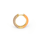 Orecchino HOOP GEMS - Apricot - MOOPSHO-GM-005-M