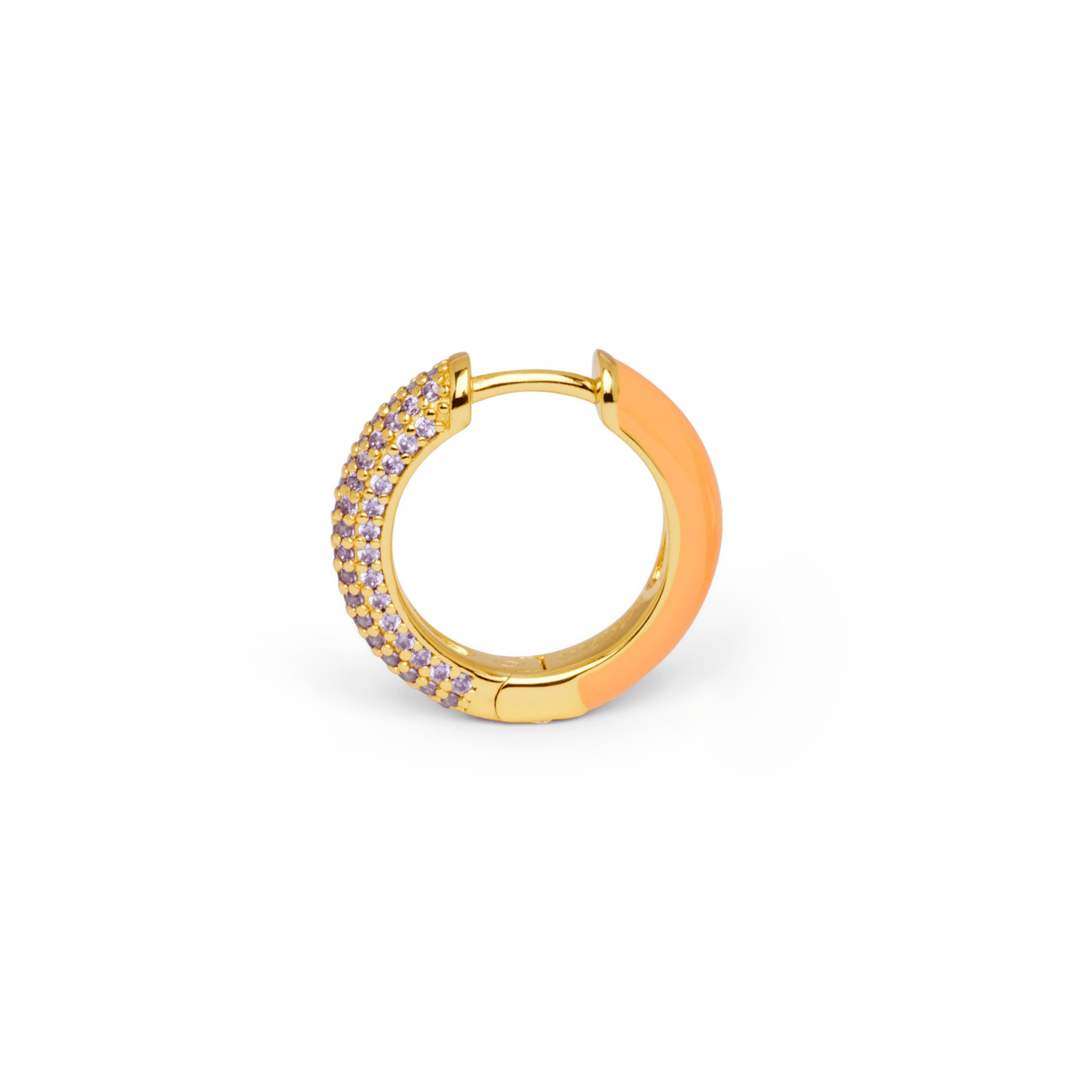 Orecchino HOOP GEMS - Apricot - MOOPSHO-GM-005-M