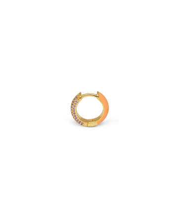 Orecchino HOOP GEMS - Apricot