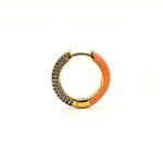 Orecchino HOOP GEMS - Apricot - MOOPSGEMS - APRmini