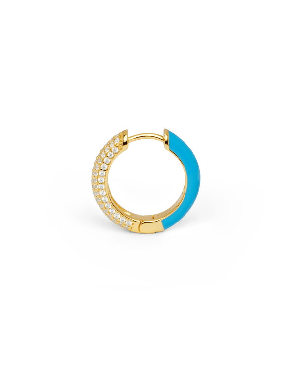 Orecchino HOOP GEMS - Aqua