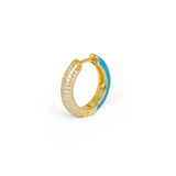 Orecchino HOOP GEMS - Aqua