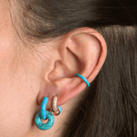 Orecchino HOOP GEMS - Aqua - MOOPSGEMS - AQUAmini