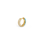 Orecchino HOOP GEMS - Aqua - MOOPSHO-GM-001-S