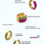 Orecchino HOOP GEMS - Berry - MOOPSGEMS - BERRYmini