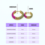 Orecchino HOOP GEMS - Berry - MOOPSGEMS - BERRYmini