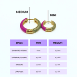 Orecchino HOOP GEMS - Berry - MOOPSGEMS - BERRYmini