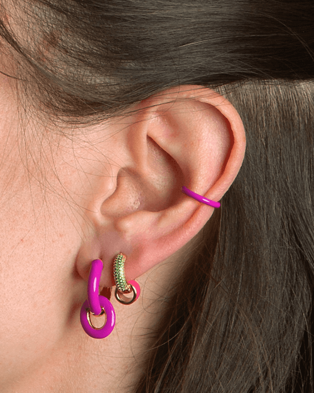 Orecchino HOOP GEMS - Berry - MOOPSGEMS - BERRYmini