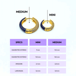 Orecchino HOOP GEMS - Dusk - MOOPSGEMS - FDUSKmini