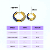 Orecchino HOOP GEMS - Dusk - MOOPSGEMS - FDUSKmini