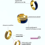 Orecchino HOOP GEMS - Dusk - MOOPSGEMS - FDUSKmini