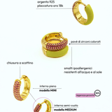 Orecchino HOOP GEMS - Lemon - MOOPSGEMS - LEMmini
