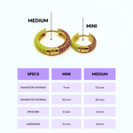 Orecchino HOOP GEMS - Lemon - MOOPSGEMS - LEMmini