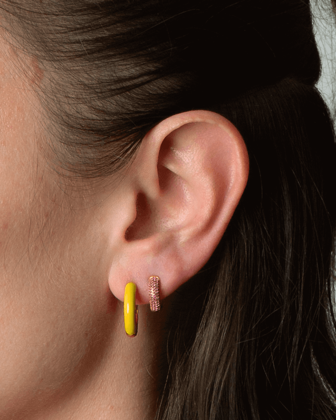 Orecchino HOOP GEMS - Lemon - MOOPSGEMS - LEMmini