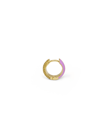 Orecchino HOOP GEMS - Lilac