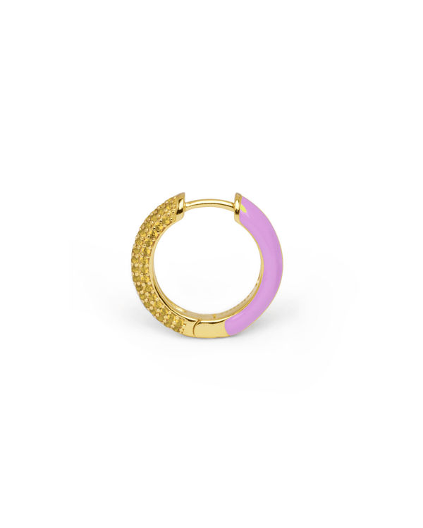 Orecchino HOOP GEMS - Lilac