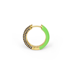 Orecchino HOOP GEMS - Lime - MOOPSHO-GM-009-M