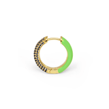 Orecchino HOOP GEMS - Lime - MOOPSHO-GM-009-M
