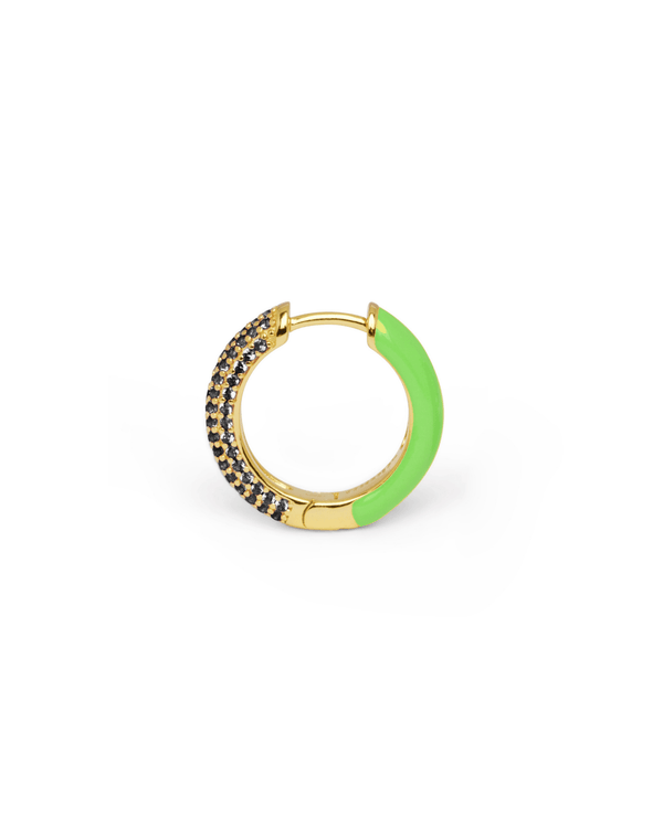 Orecchino HOOP GEMS - Lime