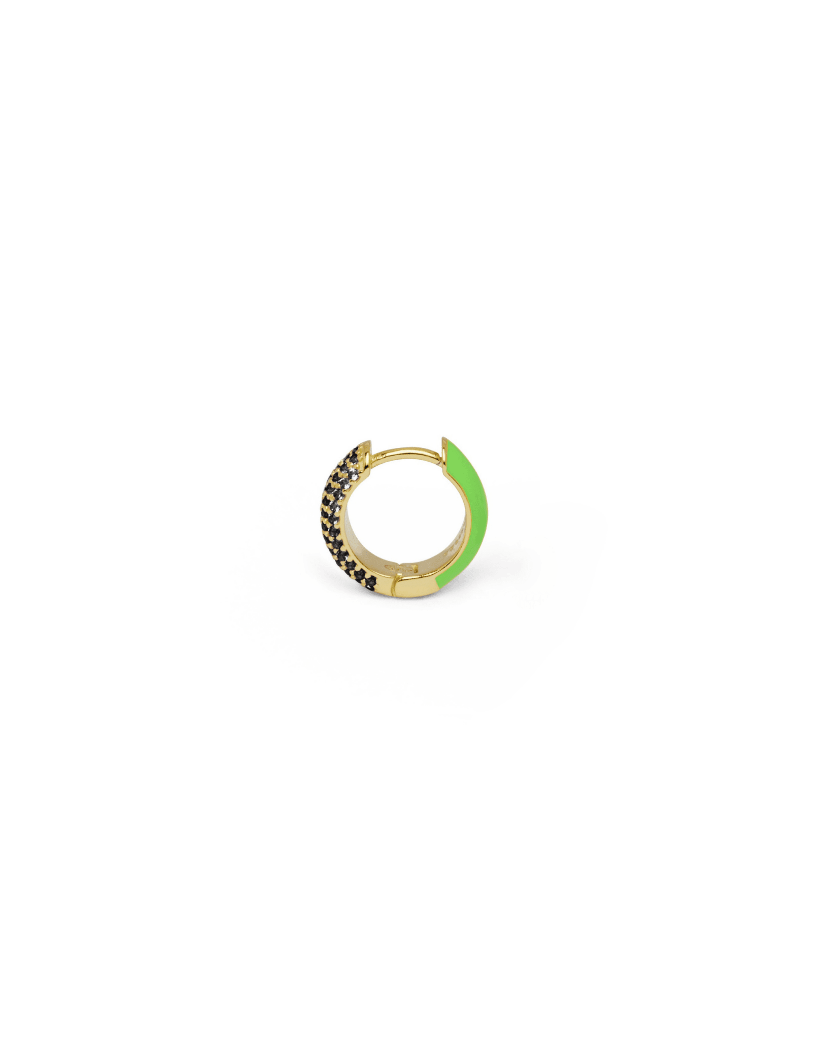 Orecchino HOOP GEMS - Lime - MOOPSHO-GM-009-S