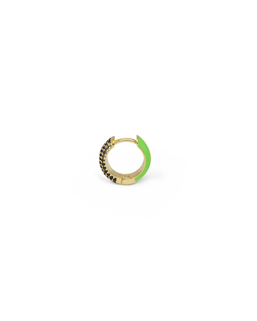 Orecchino HOOP GEMS - Lime