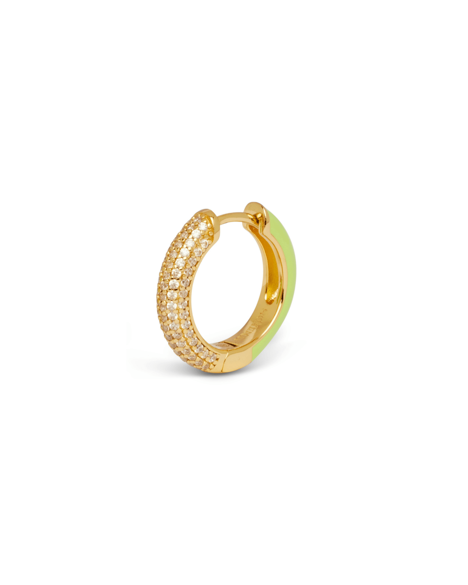 Orecchino HOOP GEMS - Matcha - MOOPSHO-GM-007-M