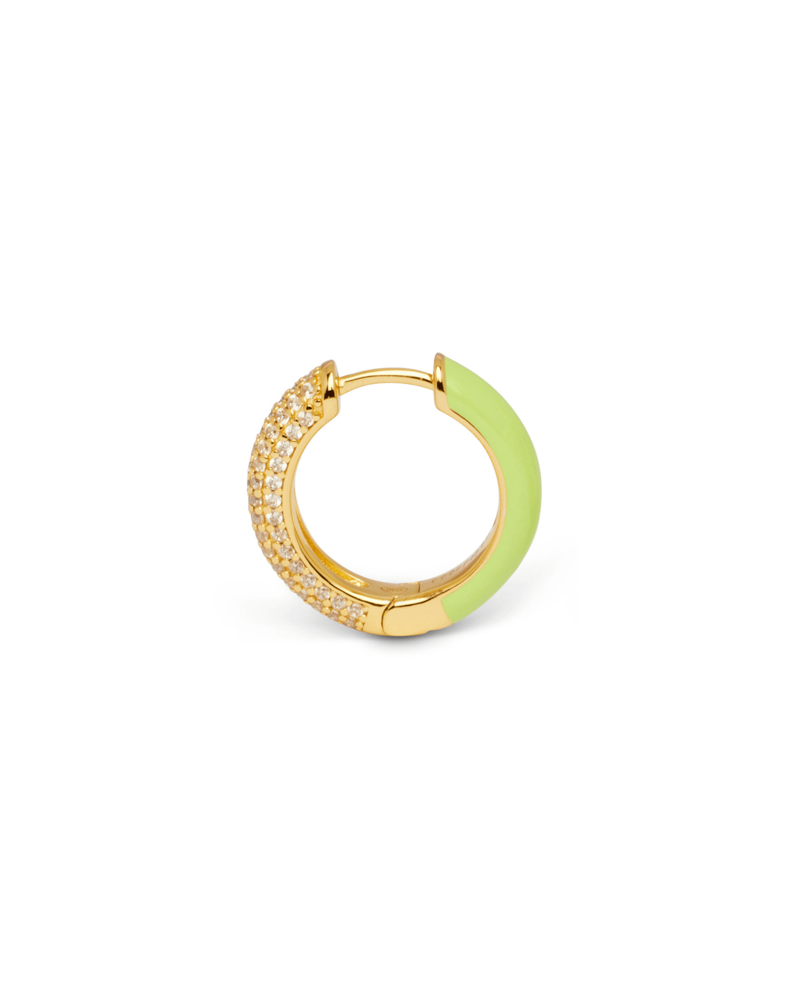 Orecchino HOOP GEMS - Matcha - MOOPSHO-GM-007-M