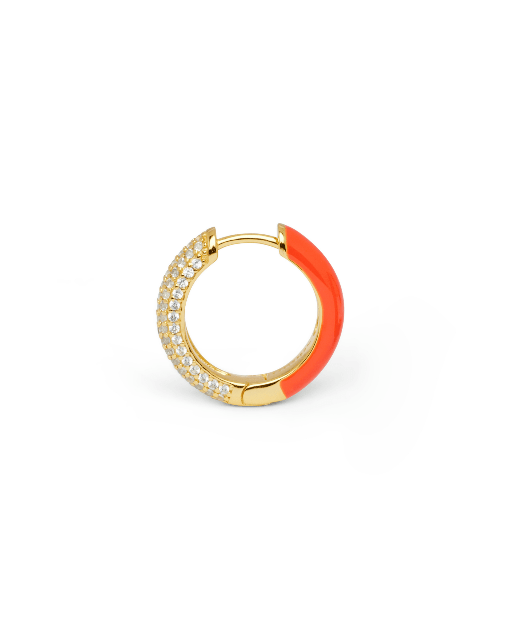 Orecchino HOOP GEMS - Tangerine - MOOPSHO-GM-004-M