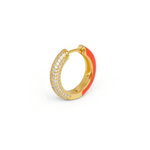 Orecchino HOOP GEMS - Tangerine - MOOPSHO-GM-004-M