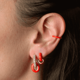 Orecchino HOOP GEMS - Tangerine - MOOPSGEMS - TANGmini